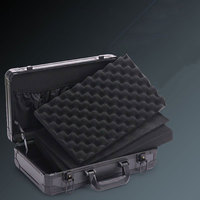 Portable professionnel en aluminium emballage valise boîtes à outils boîte de rangement rigide