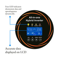 Batterie solaire Lifepo4 48v, onduleur hybride solaire, batterie murale, 5500W, batteries lithium-ion