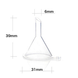 Small Plastic Funnel Mini Small Transparent Color PP Plastic Funnel For Filling