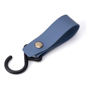 Camping Hook Tools Keychain Detachable PU Leather Hook Keyring - Product Image 6
