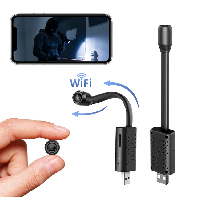V380 Wifi Mini USB Camera 1080p Indoor Wireless Security Surveillance IP 360 Panoramic Mini Baby Monitor Camera 2MP