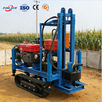 Machine de forage de puits d'eau automatique 100m 150m, hydraulique sur chenilles, prix de vente