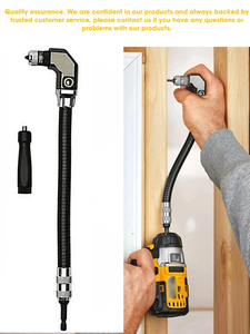 300mm Lange 1/4 Zoll 90-Grad Magnetische Flexibler Schaft Verlängerungswinkel-Antriebsaufsatz - Product Image 4