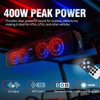 Barre de son OEM 26 "personnalisée Blue Tooth ATV UTV Barre de son audio colorée Haut-parleur stéréo étanche