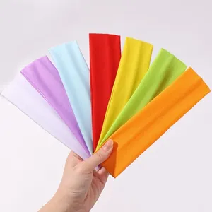 Bandeaux de sport d'été pour femmes – Yoga, fitness, volleyball, course à pied – Absorbent la transpiration – Élastiques – Bandeaux extensibles – Turban - Product Image 3