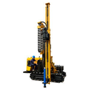 Máquina de apisonamiento de orugas solar hidráulica HXR7 de alta eficiencia, Unidad de apilamiento de tornillo diésel para instalación de pila helicoidal, nuevo motor - Product Image 3