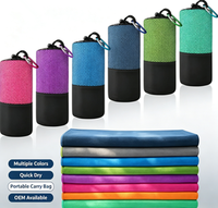 Serviette de plage en microfibre surdimensionnée sans sable, personnalisable, motifs colorés par sublimation, artisanat de haute qualité
