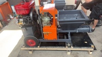 Moteur populaire de machine de pulvérisateur de mortier de ciment de construction utilisé chantiers de construction comportant le pulvérisateur à haute efficacité de pompe de mortier