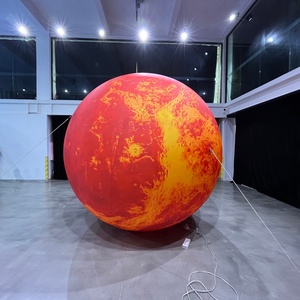 Sistema di Illuminazione LED Solare, Pubblicità con Pianeti Gonfiabili, Palloni Decorativi di Marte, Venere, Saturno, Mercurio, Luna e Terra - Product Image 2