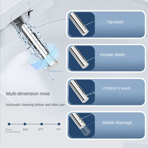 Inodoro Inteligente de Cerámica de Una Pieza LEHILL, Diseño Moderno, Automático, Montado en el Suelo, WC de Color para Hoteles, con Gráficos Inteligentes - Product Image 5
