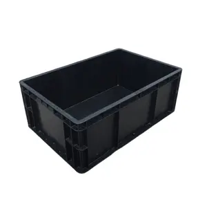EU07永久帯電防止部品コンテナ/さまざまなサイズのESDプラスチックボックスを厚くする/製品ライン用のプラスチックボックス
