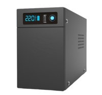 UPS inteligente de onda sinusoidal simulada interactiva de línea con cargador USB con batería de litio para electrodomésticos 650VA 800VA 1200VA