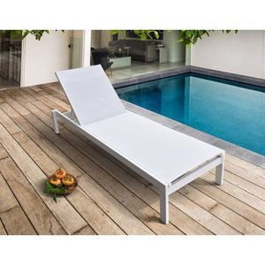 Chaises longues <span class=keywords><strong>de</strong></span> jardin en aluminium inclinable moderne <span class=keywords><strong>pliable</strong></span> pour la <span class=keywords><strong>plage</strong></span> et l'extérieur Chaise longue <span class=keywords><strong>de</strong></span> piscine Chaises longues - Product Image 6