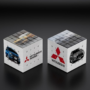 Cubi Magici Promozionali Personalizzati Mitsubishi 3x3 che si Illuminano al Buio in Plastica ABS, <span class=keywords><strong>Puzzle</strong></span> con Logo Personalizzato, Ordine all'Ingrosso, Regalo per <span class=keywords><strong>Auto</strong></span> - Product Image 5