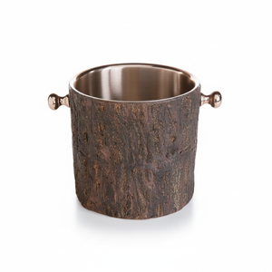 Vin Bière Bouteille Refroidisseur Seau De Stockage pour Home bar Restaurant Hôtel Refroidisseur Glace Boisson Baignoire Bois et Acier Inoxydable Seau À Glace - Product Image 1