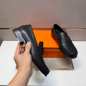 Chaussures décontractées pour hommes en cuir véritable sur mesure, de qualité supérieure, haut de gamme et luxueuses pour les occasions d'affaires et de banquet. - Product Image 4