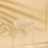 Tasse à thé en verre transparent XC de haute qualité, capacité 200 ml, style zen asiatique, motif logo, réutilisable, résistante à la chaleur, pour fêtes et maison