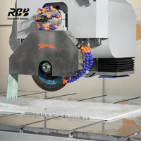HQ-3220DSM Machine de gravure sur marbre à 5+1 axes avec moteur et pompe, équipement de sculpture sur pierre CNC automatique certifié CE