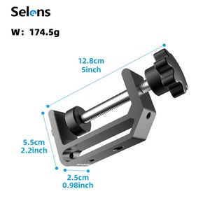 Selens abrazadera de escritorio soporte de luz trípode brazo mágico soporte ajustable fuerza de sujeción Mini escritorio tipo C Abrazadera para accesorios de cámara - Product Image 6