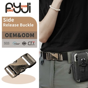 Hebillas de Liberación Rápida Laterales FengYuanJi al por Mayor para Fabricantes, Hebillas Decorativas de Aleación de Zinc con Cierre a Presión, Hebillas Estilo Occidental - Product Image 1