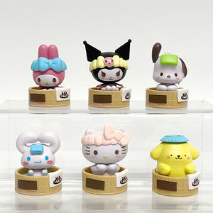 Ensemble de boîtes mystère <span class=keywords><strong>Onsen</strong></span> best-seller, 6 personnages, Pudding Dog/Pochacco, jouet de collection en stock - Product Image 4
