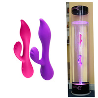 Vibrateur rechargeable double extrémité pour femmes, jouets sexuels pour adultes, masseur de prostate, stimulation clitoridienne, vibrateur lapin, sextoy