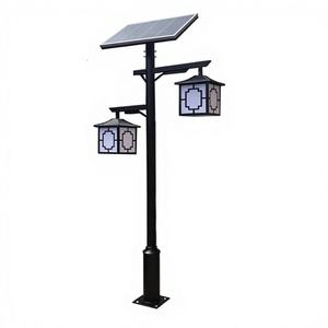 Farola Solar LED de Alta Potencia con Aluminio Integrado y Vidrio Templado, IP68, CRI95, Garantía de 10 Años para Uso en Exteriores y Paisajismo - Product Image 1