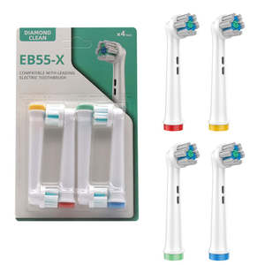 Smart Électrique <span class=keywords><strong>Oral</strong></span> Dents têtes de brosse Tête Brevetée Têtes de Brosse <span class=keywords><strong>Oral</strong></span> Conseils EB55-X - Product Image 2