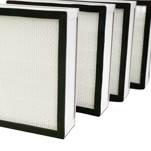 Filtre à air de haute qualité à cadre en plaque H13 H14 24x24x6 Filtres industriels - Product Image 1