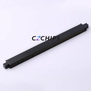 ED128MEBGFBK Gold Finger Connector Through hole Component (THT),P=2.54mm Connector EDGE SLOT 2.54mm 128P Through Hole - Product Image 1