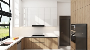 Tùy chỉnh hiện đại bền thiết kế hiện đại tủ bếp đảo tủ bếp cho biệt thự - Product Image 2