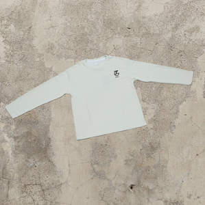 Camiseta Oversize de Algodón Térmico con Estampado Personalizado OEM Streetwear, Camiseta Blanca Casual de Manga Larga para Hombre con Tejido Waffle - Product Image 1