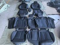 Housses de Siège Auto en Cuir Haut de Gamme Personnalisables avec Broderie Complète pour Ford/Audi/Toyota, Incluant les Modèles A5 et Mustang