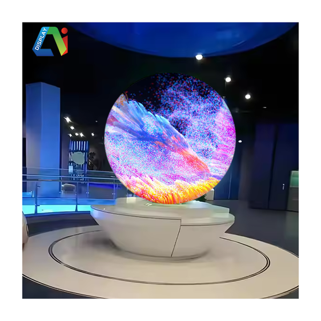 Factory Stock Shaped LED Spherical Screen Globe Diameter 1m 1.5m 2m Sphere Display P2 P2.5 LED Ball Screen Use for Exhibition