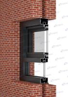 Ventanas y Puertas Estándar Australianas AS2047, Ventana Comercial de Doble Acristalamiento, Ventanas Abatibles de Aluminio, Ventanas de Doble Acristalamiento