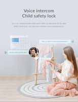Système d'alarme de sécurité à domicile populaire chaud panneau d'alerte intelligent hôte sans fil maison personnelle coffre-fort pour App Control Support Android ISO