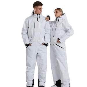 Traje de Esquí y Snowboard Unisex de una Pieza, Personalizado, Impermeable, Transpirable, sin Plumas, 100% Poliéster - Product Image 1