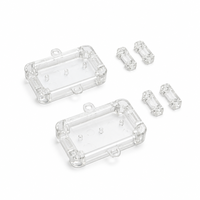 Fabricant OEM de coques de lampes LED – Pièce moulée par injection plastique transparente de précision, boîtier de guide de lumière transparent, outillage