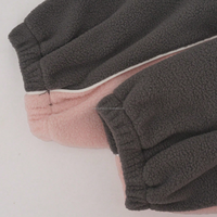 Veste polaire personnalisée OEM pour femme, col montant, blocs de couleur, fermeture éclair, sweat-shirt épais et chaud, vêtement d'extérieur sportif pour l'hiver