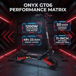 Patinete Eléctrico Plegable de 1200W con Neumáticos Anchos de 11 Pulgadas, Todoterreno, Alta Velocidad, hasta 50 Km/h, GT06, la Seguridad es Prioridad con Nuestra Tecnología Avanzada - Product Image 6