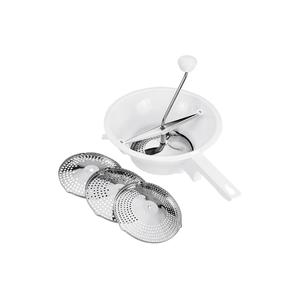 Ensemble de 4 moulinets à aliments Metaltex Spring avec 3 disques pour purées et passés à tamis - Product Image 1