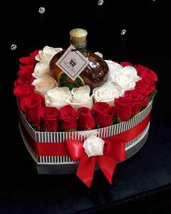 Bulk Supply Floral Heart-Shaped Cardboard Boxes with <b>Window</b> Embossed and Matt Laminated Flower Packaging Boxes - Product Image 3
