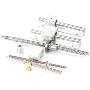 Round Linear Guide Support Rail Aluminum Linear Guideway SBR12 SBR16 SBR20 SBR25 SBR30 SBR35 SBR40 SBR50