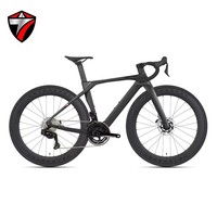 Vélo de route T10pro 2e génération en carbone intégral avec freins hydrauliques, transmission électronique sans fil et groupe WheelTop TX 24S – Vente en gros