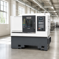 Machine-outil de tournage CNC industrielle CK46 avec broche haute vitesse et rails linéaires THK