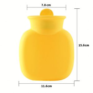 <b>Microwave</b>-Heated Reusable Silicone Hot Water Bag Fashionable Water-Filled Warm Hand <b>Warmer</b> - Product Image 3