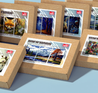 Pintura por Números de 3 Paneles para Adultos, Kit de Pintura al Óleo Digital DIY de Paisaje Nocturno con Hojas Caídas, Ideal para Regalo