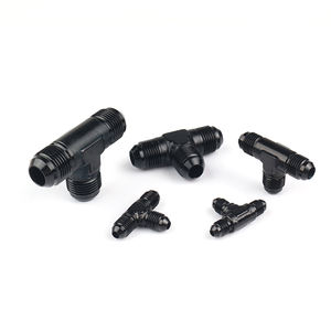 Neuer <span class=keywords><strong>Aluminium</strong></span> AN3 AN4 AN6 AN8 AN10 AN12 Flare-T-Stück-Verbinder, männlicher Adapter, eloxiert, für Öl- und Kraftstoffschläuche - Product Image 4