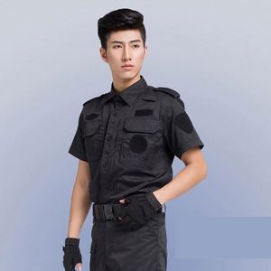ออกแบบเสื้อเชิ้ตแขนยาวสำหรับเจ้าหน้าที่รักษาความปลอดภัย ปรับแต่งได้ตามต้องการ ขายส่ง เสื้อเชิ้ตฤดูร้อนสำหรับสุภาพบุรุษ กางเกงทำงานแบบมีกระดุม - Product Image 5