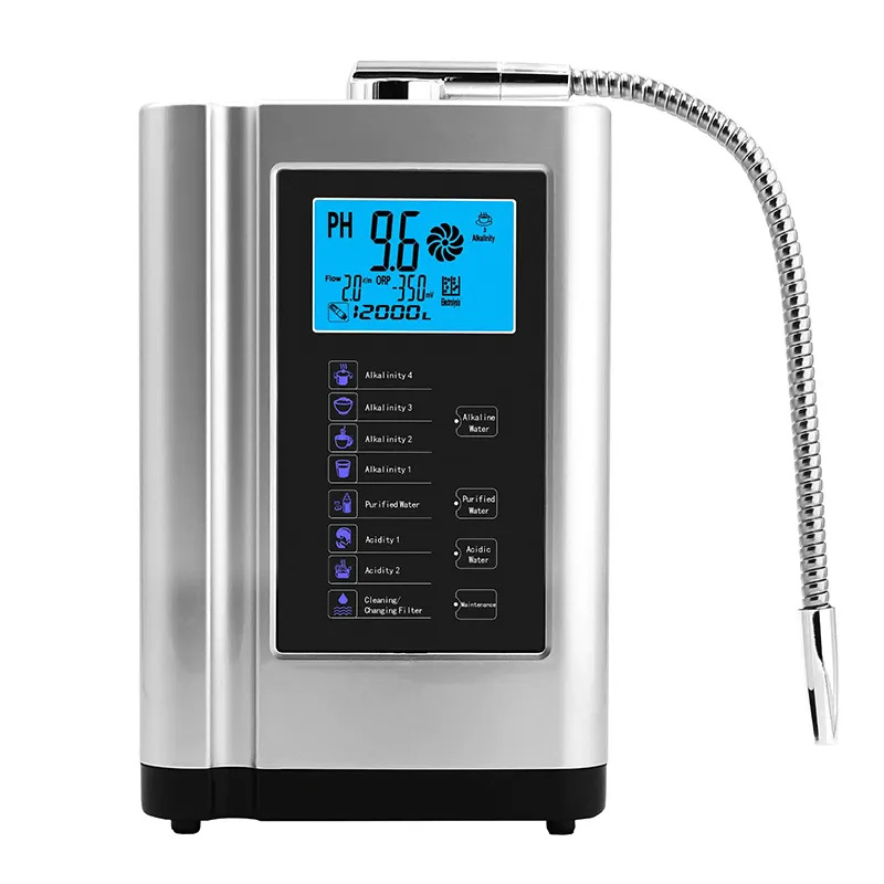Ménage nouvelle mise à niveau en acier inoxydable boisson filtre à eau alcaline purificateur d'eau machine